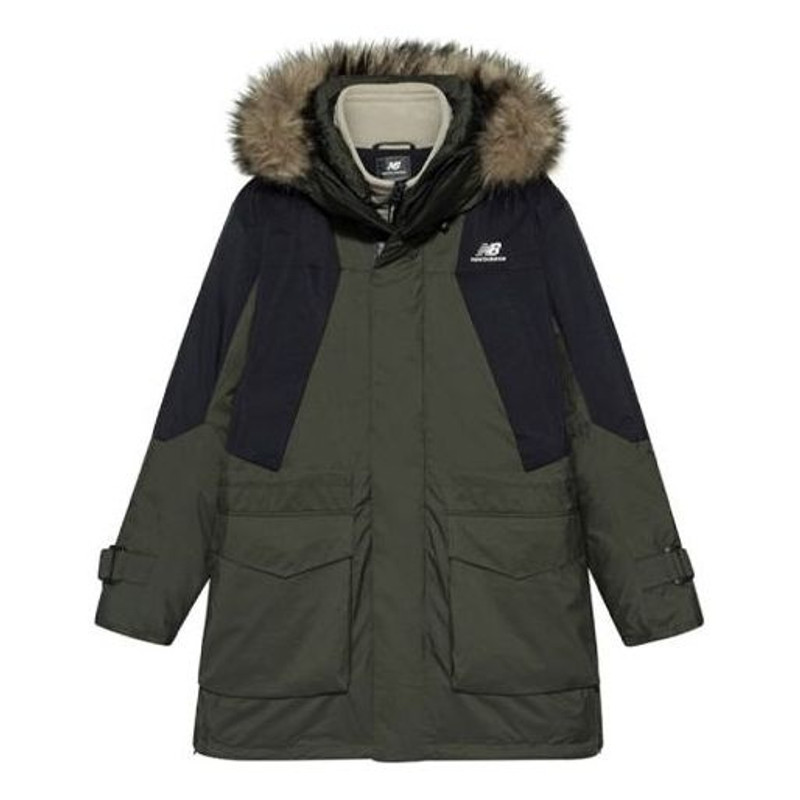 New Balance Winter Snowsuit Warm Jacket 'Green Black' NPA43121-KH - 1