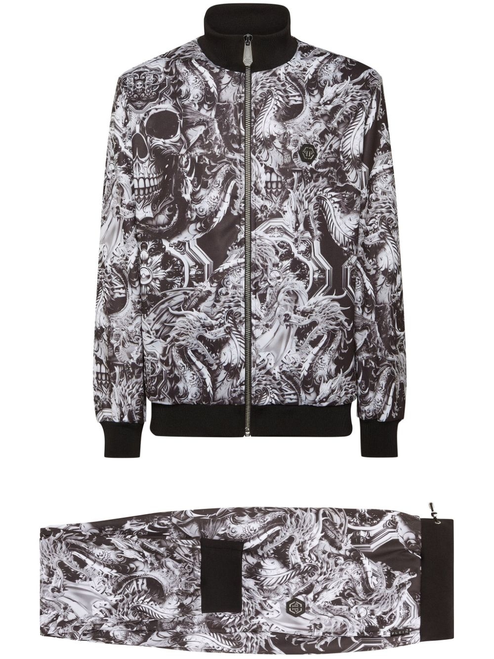 Dragon Skull-print tracksuit (set of two) - 1