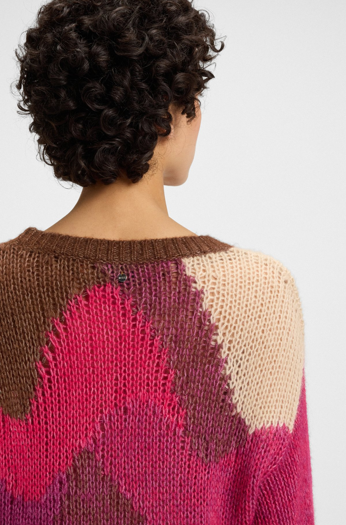 KNITTED SWEATER WITH LANDSCAPE-INSPIRED PATTERN - 5