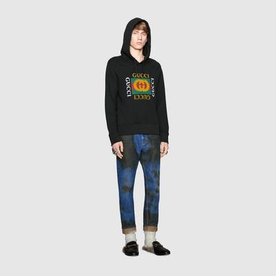 GUCCI Oversize sweatshirt with Gucci logo outlook