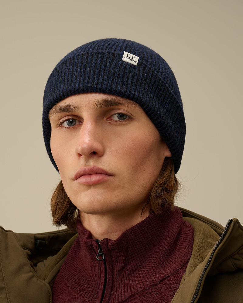 C.P. Company Fleece Knit Beanie outlook
