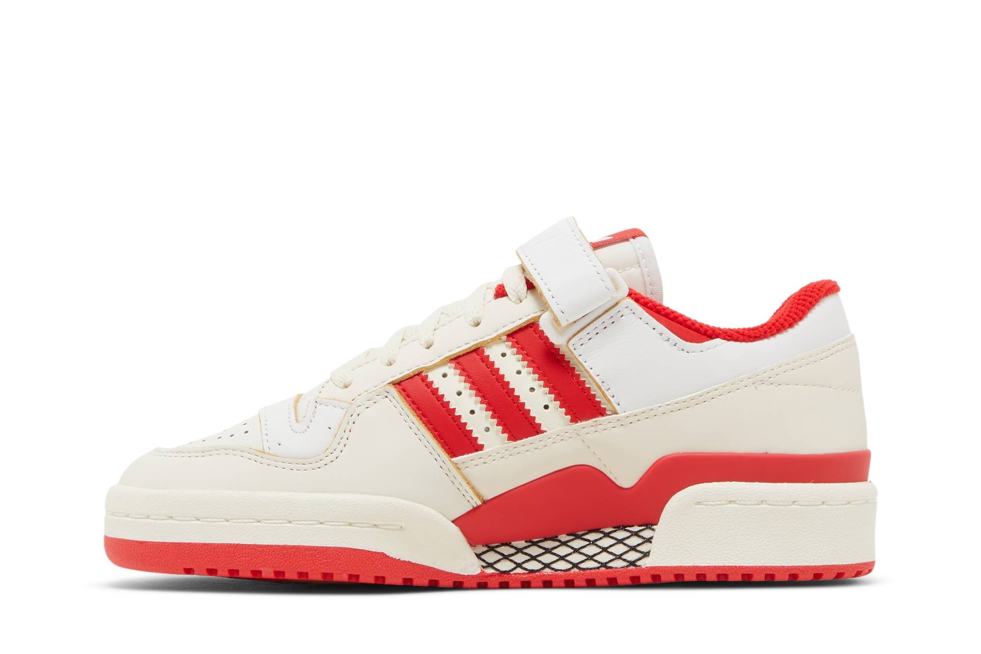 Wmns Forum 84 Low 'Off White Vivid Red' - 3