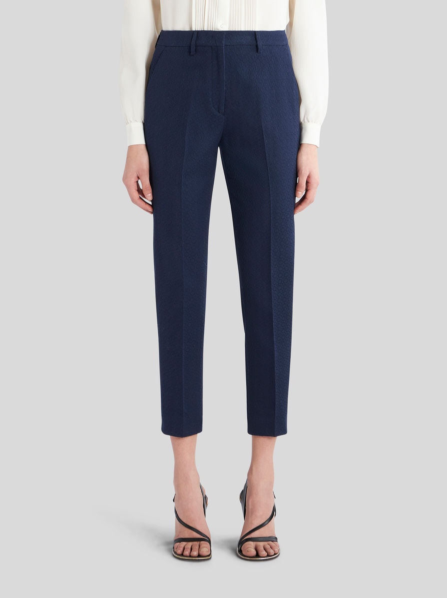 HIGH WAIST COTTON TROUSERS - 2