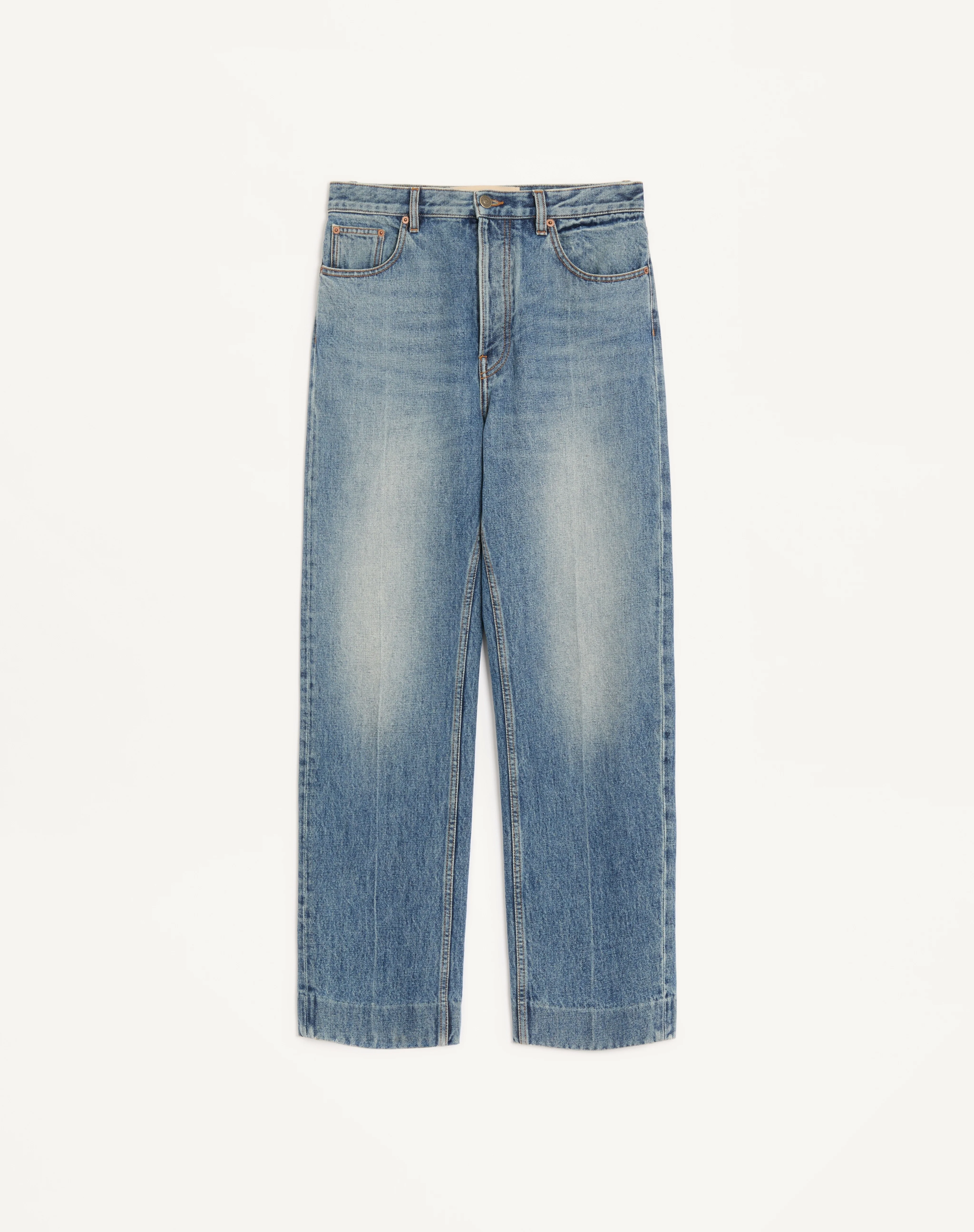 VALENTINO FIVE-POCKET DENIM PANTS - 1