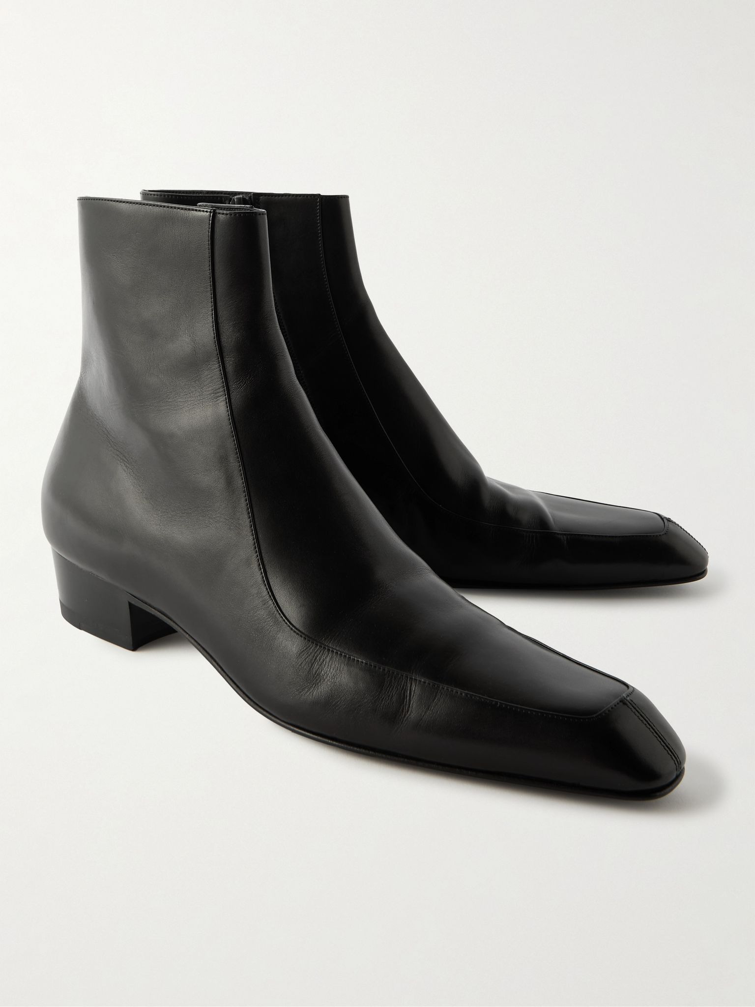 Augustin Leather Boots Black - 4