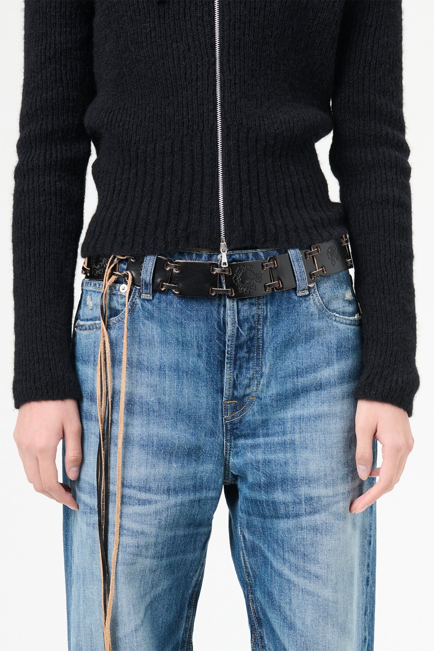 Block Belt Black Bridle Leather - 3