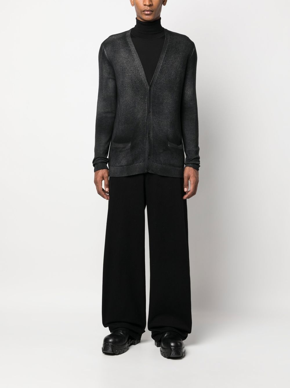 cashmere washed cardigan - 4