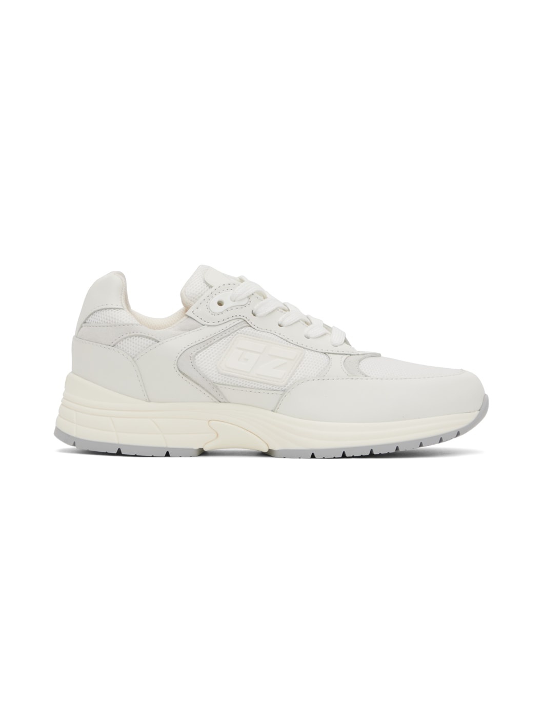 White GZ Runner Sneakers - 1