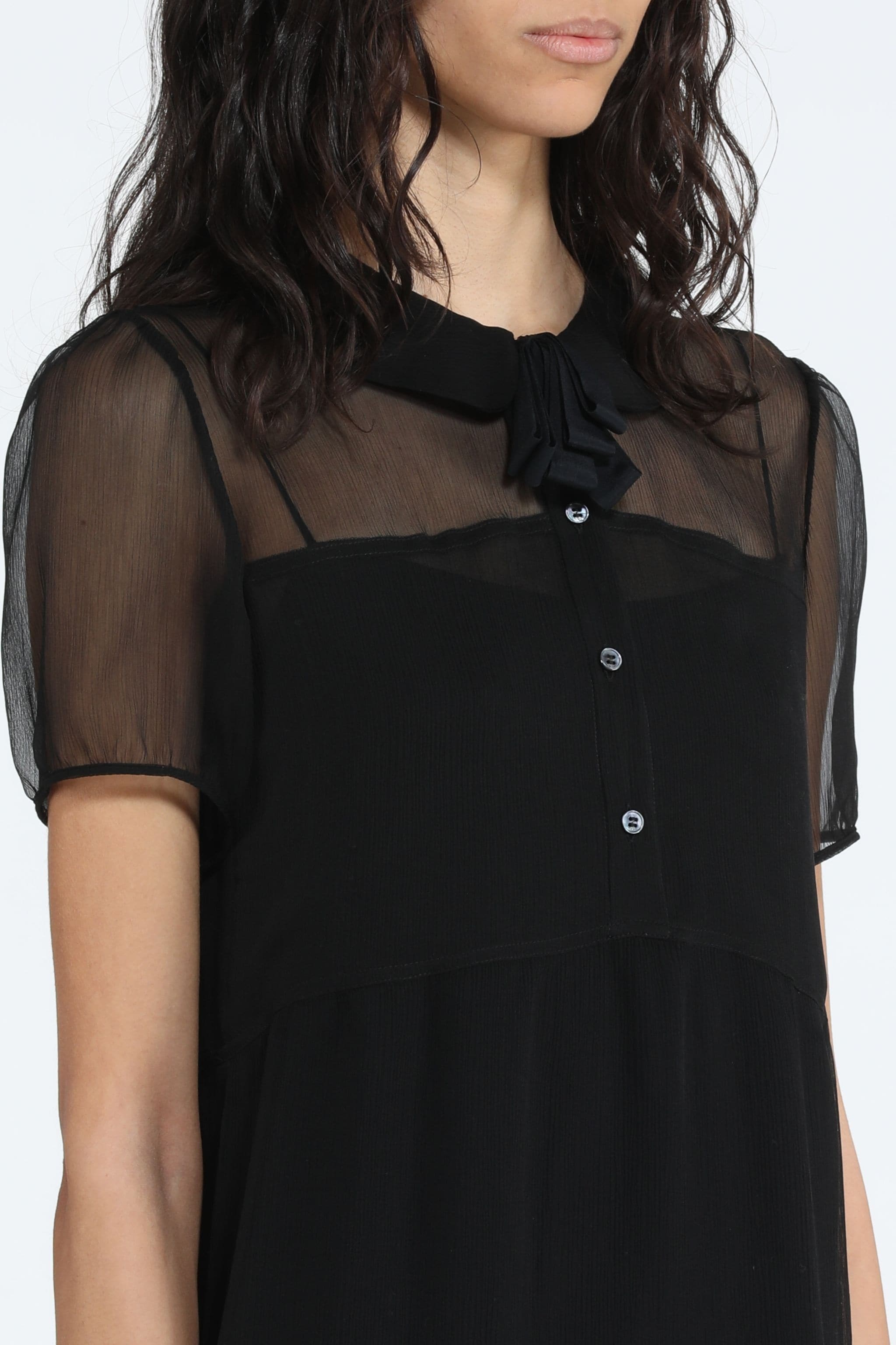 SILK-CREPON DRESS - 4