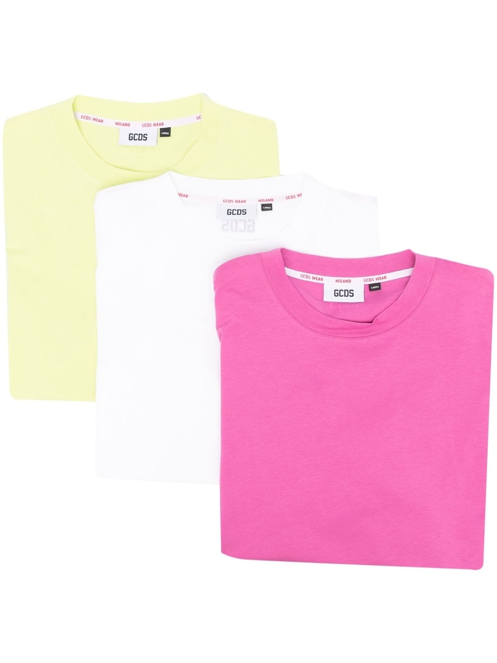 logo-print T-shirt three-pack - 1