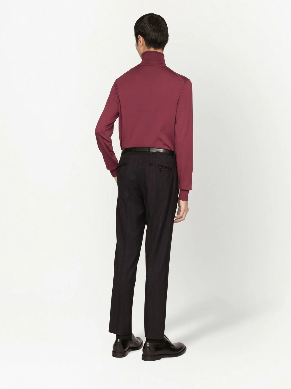 tailored pinstripe trousers - 4