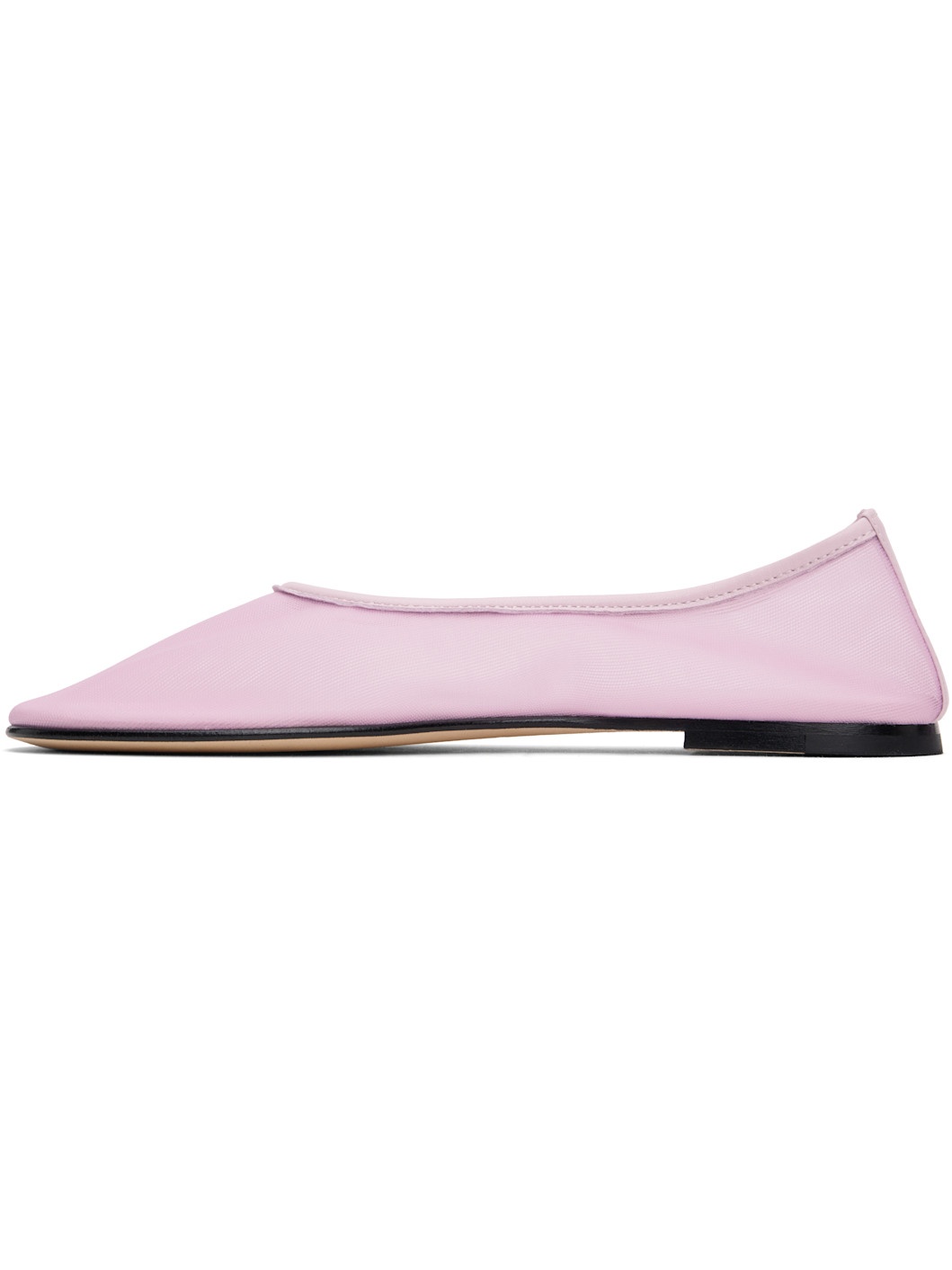 Pink Balla Mesh Ballerina Flats - 3