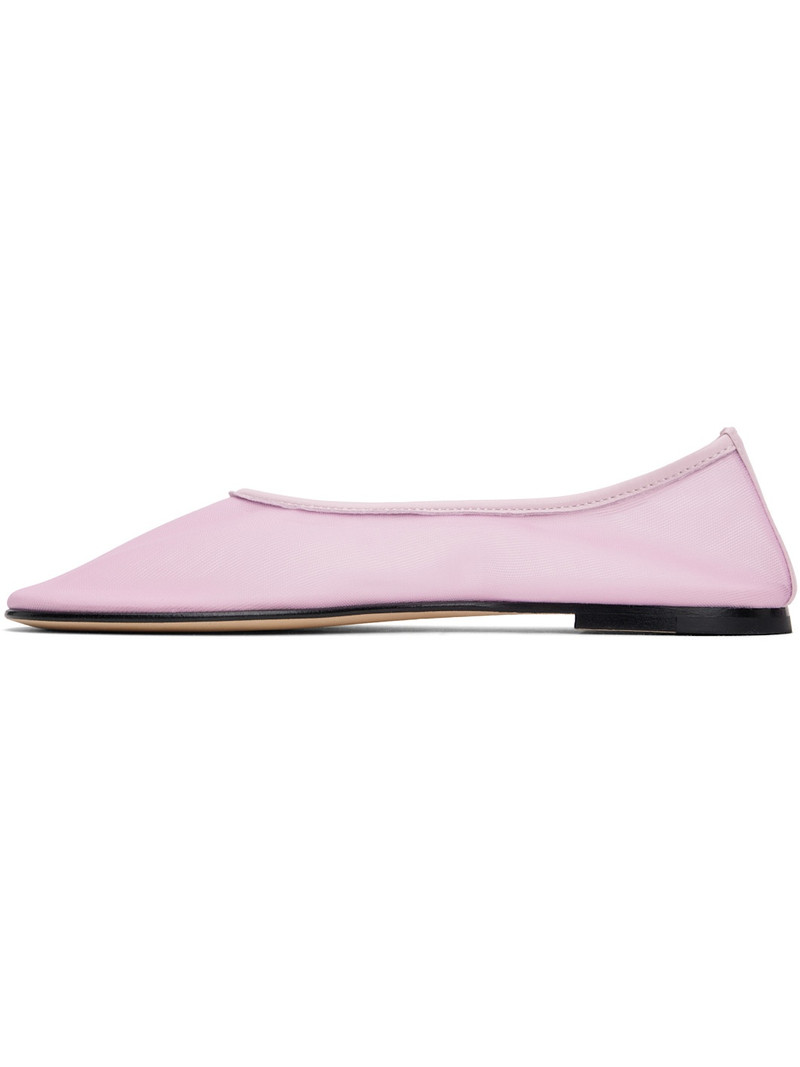 Pink Balla Mesh Ballerina Flats 3