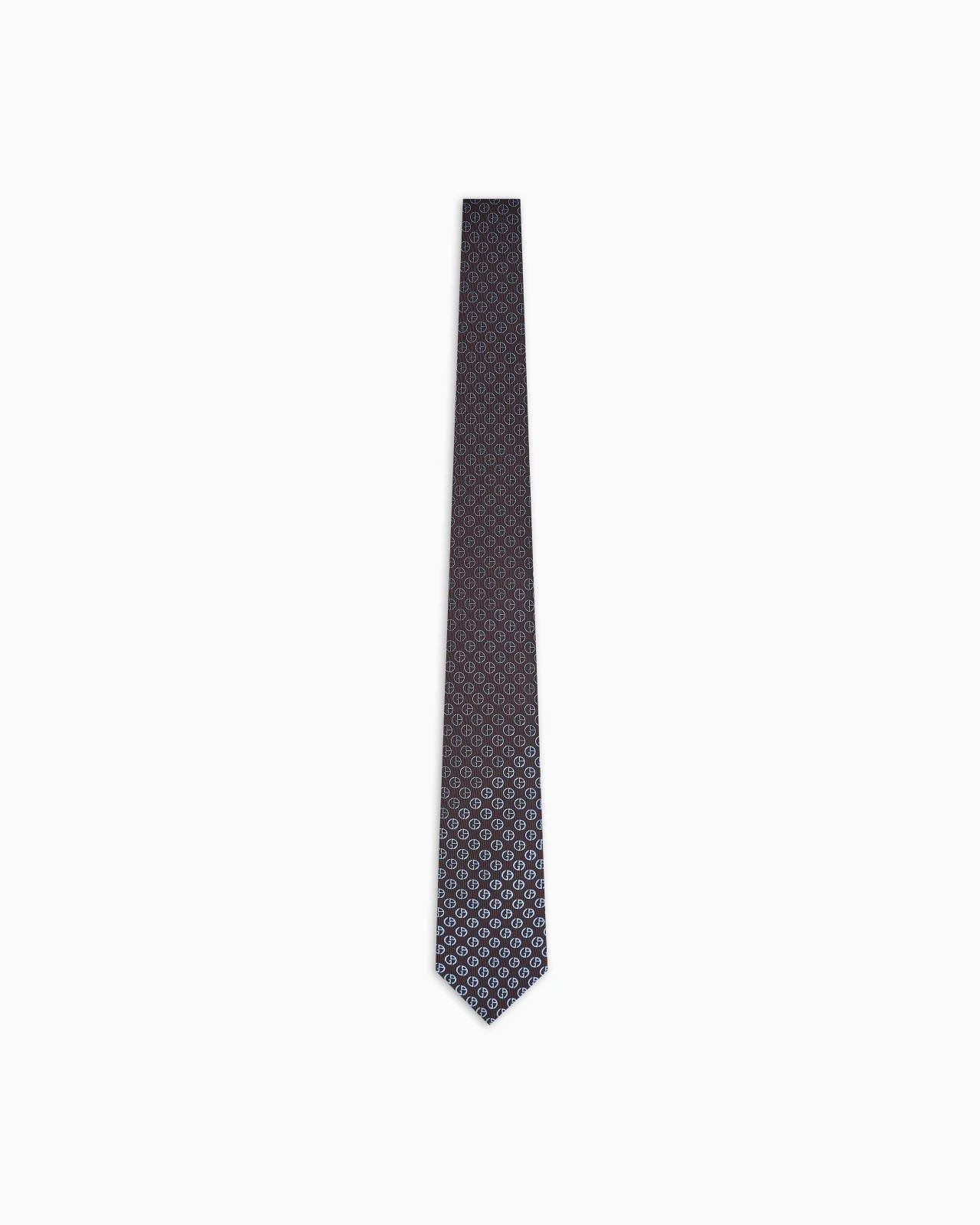 SILK TIE IN FADED MONOGRAM JACQUARD SILK - 1