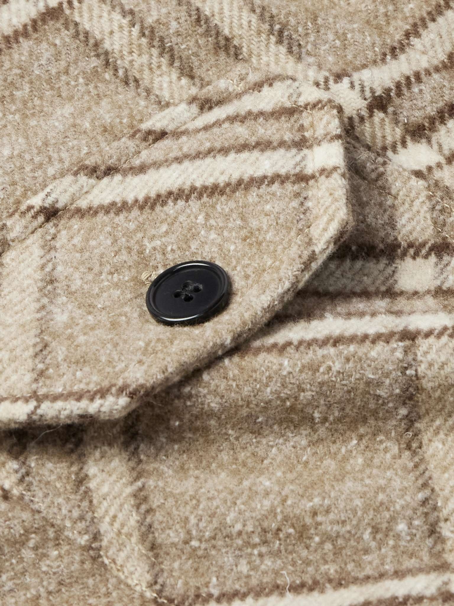 Checked Wool-Blend Shirt - 3
