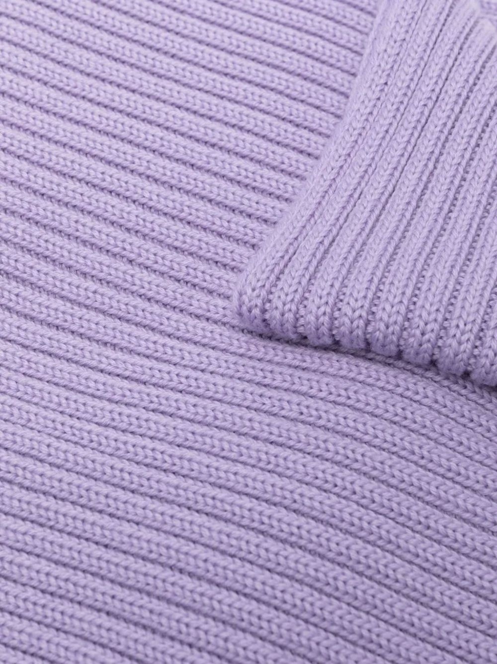 ribbed cotton scarf - 3