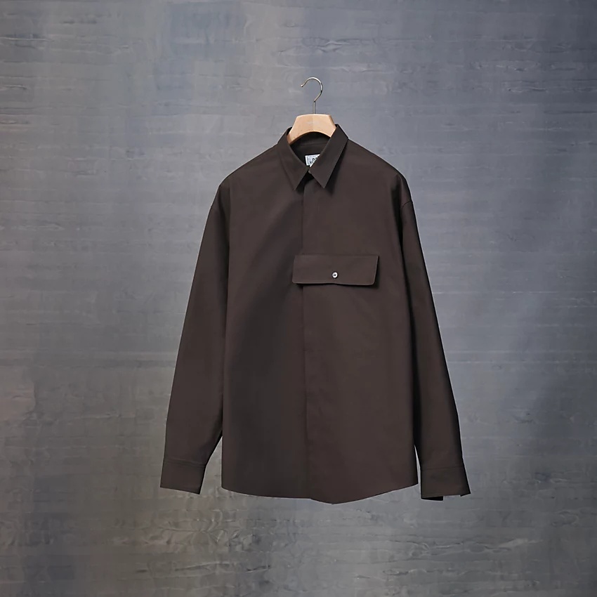 Boxy fit shirt with maxi pocket - 4