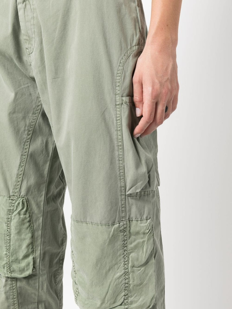 mid-rise straight-leg work trousers 5