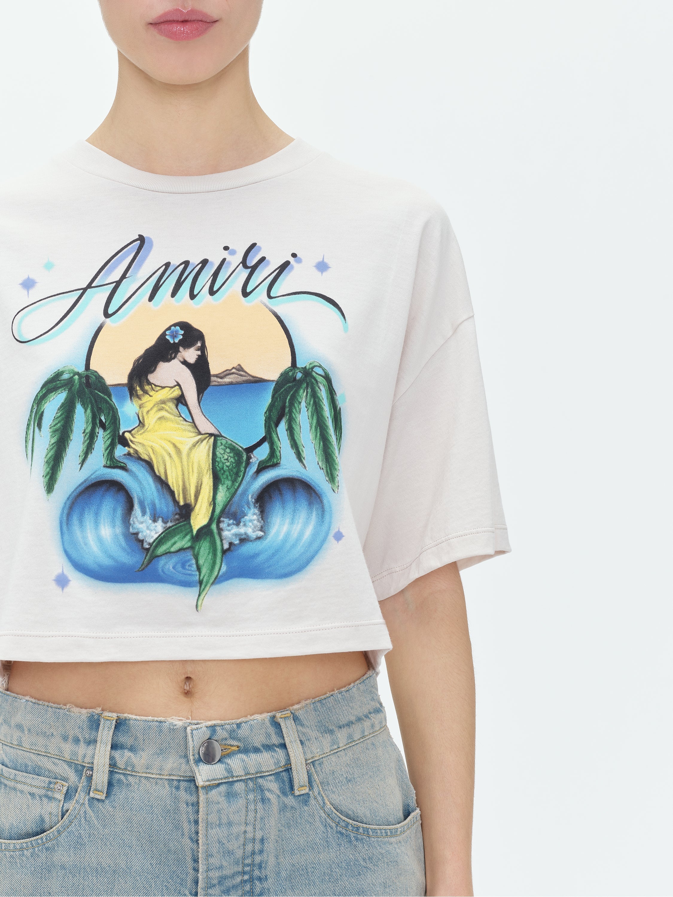 MERMAID CROPPED TEE - 5