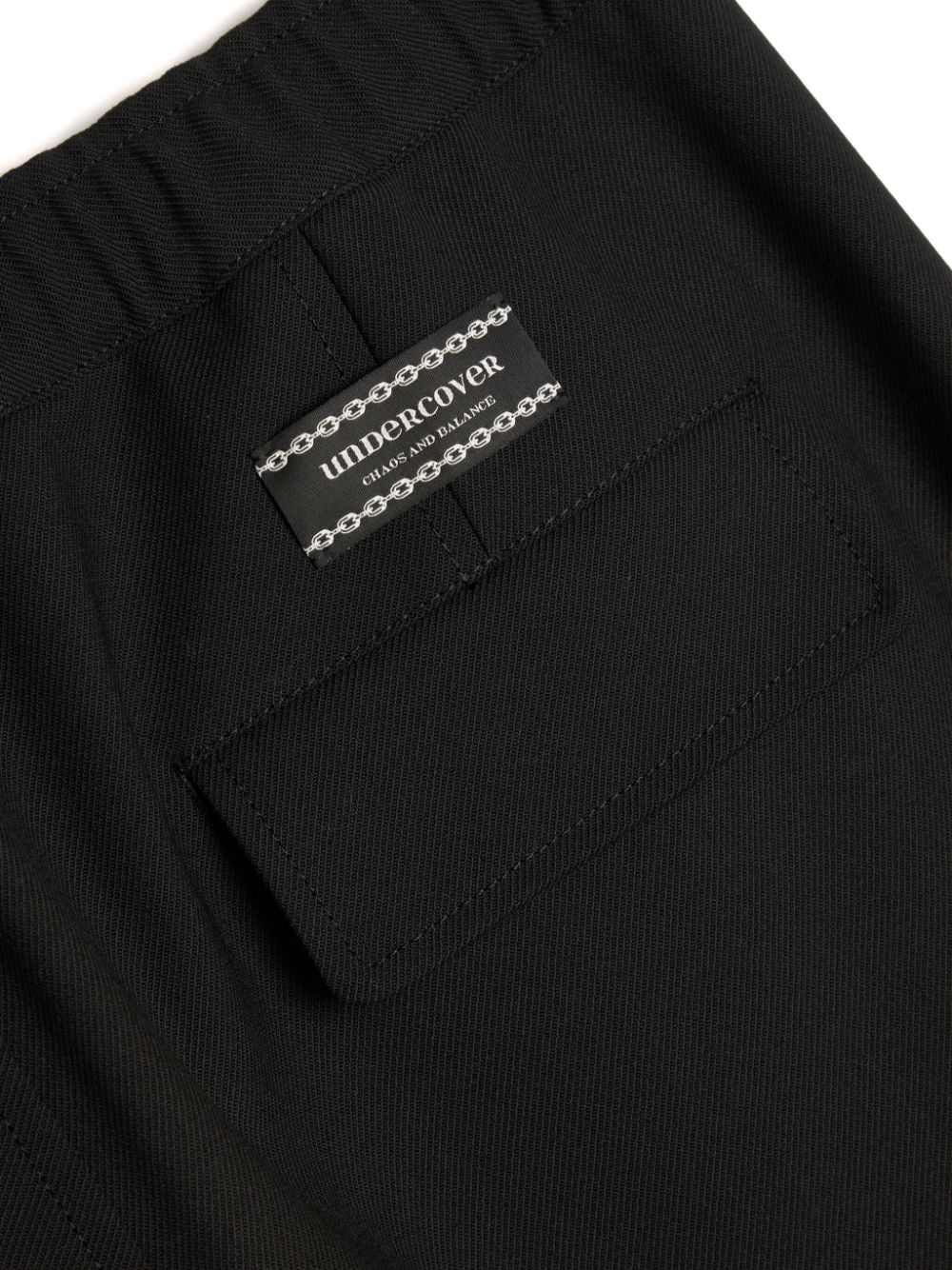 O-Ring tapered cotton trousers - 4