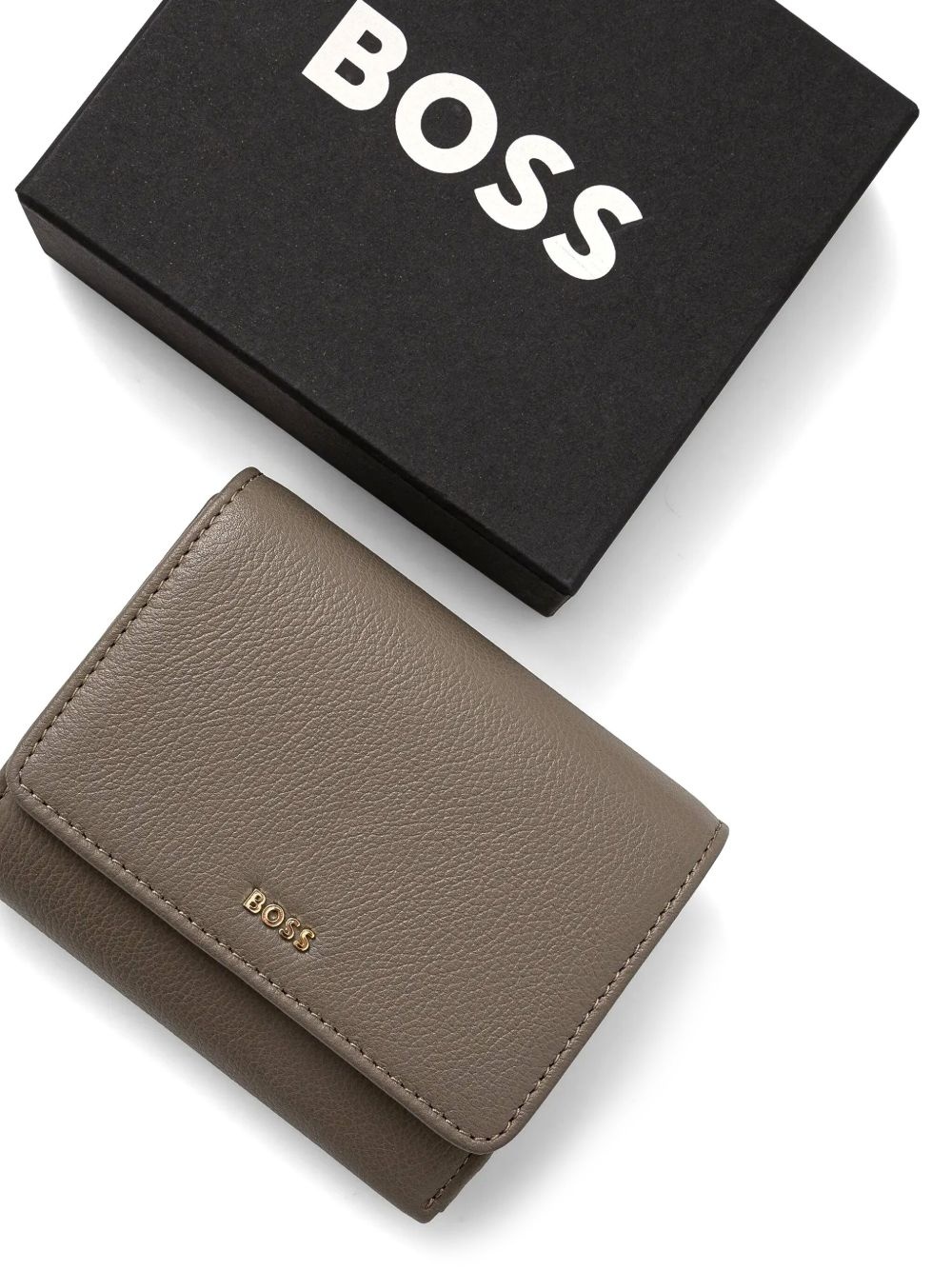 logo-plaque tri-fold wallet - 4