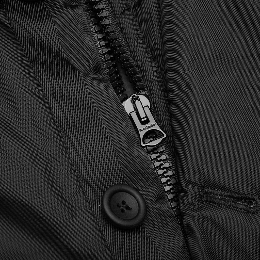 ACNE STUDIOS PADDED NYLON JACKET - BLACK - 3