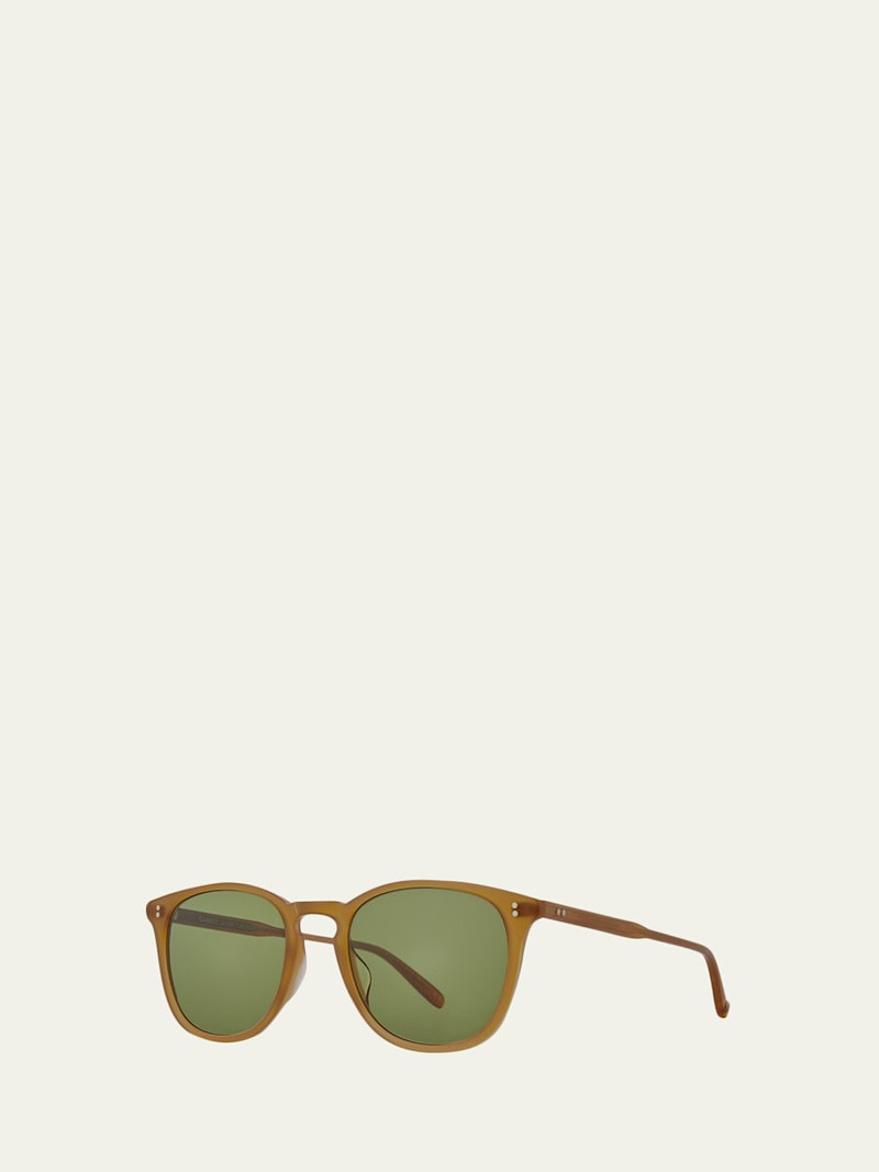 Garrett Leight Men's Kinney Acetate Square Sunglasses outlook
