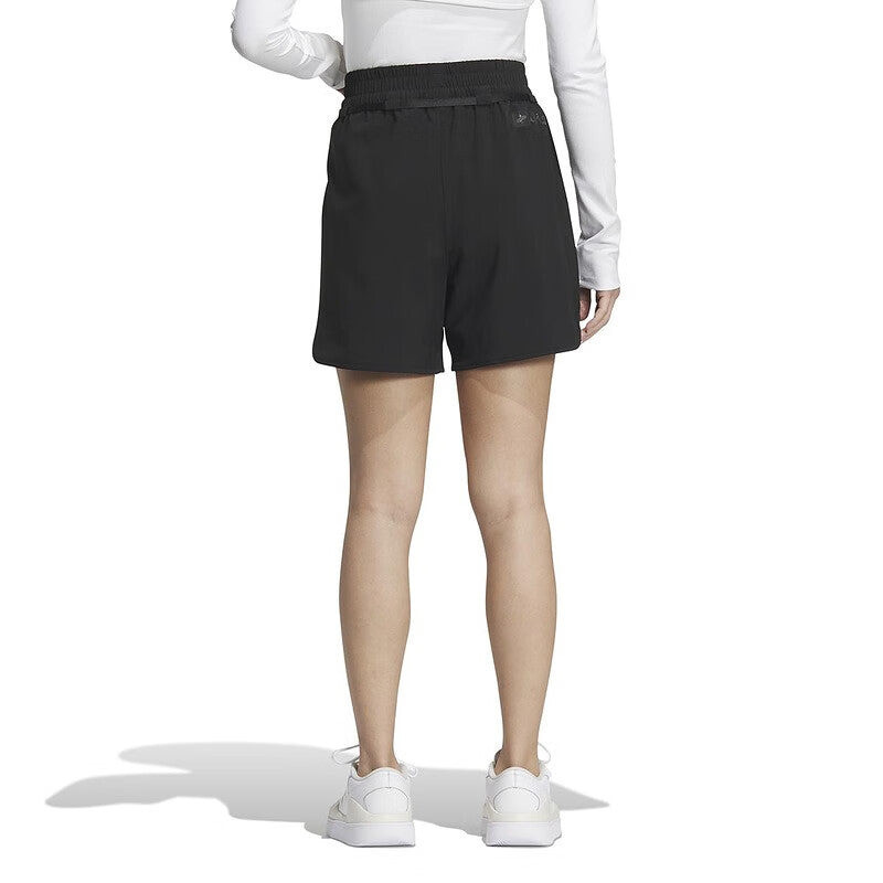 adidas (WMNS) adidas Breathable Loose-Fit Woven High-Waist Shorts Asia Sizing 'Black' IM8939 outlook
