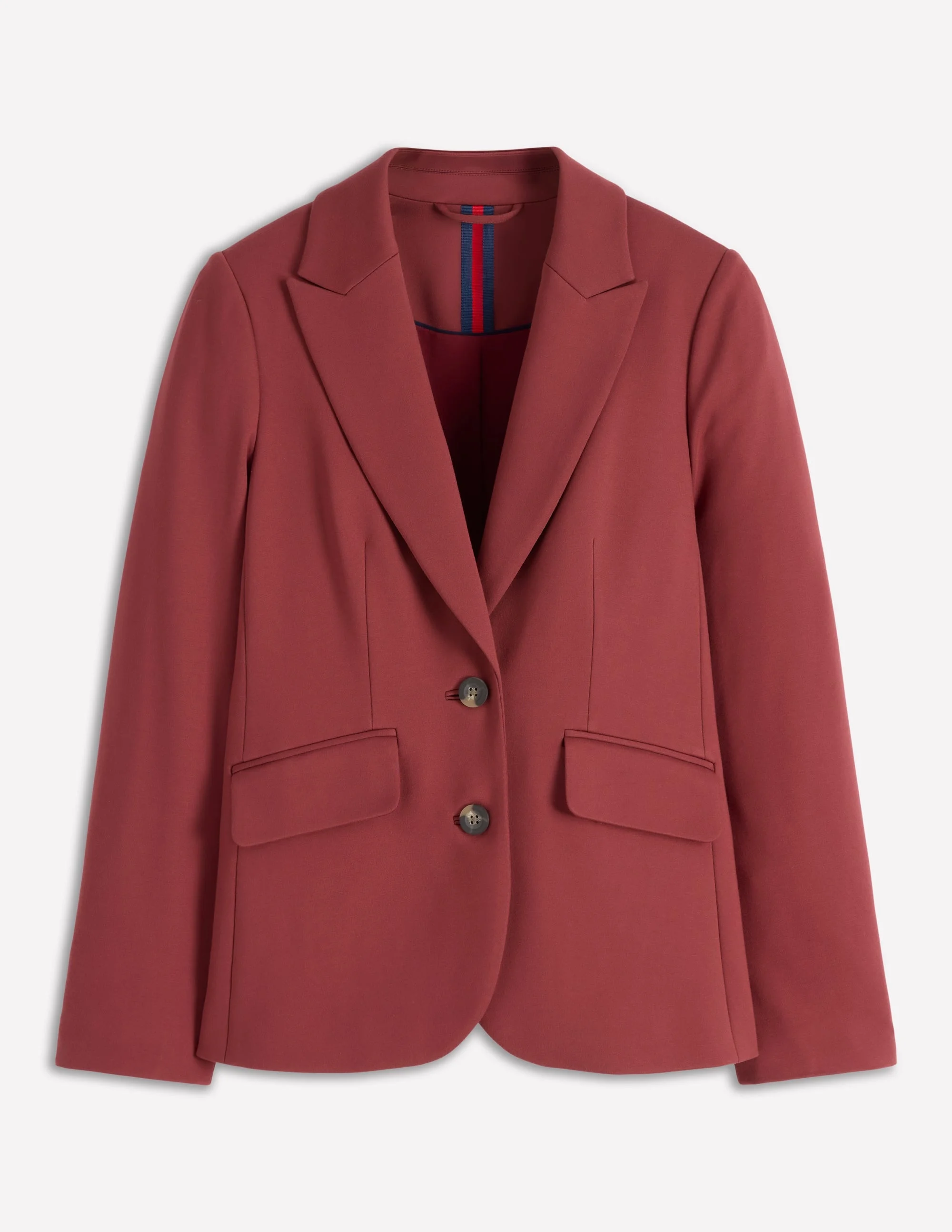 Marylebone Ponte Blazer-Chestnut - 1