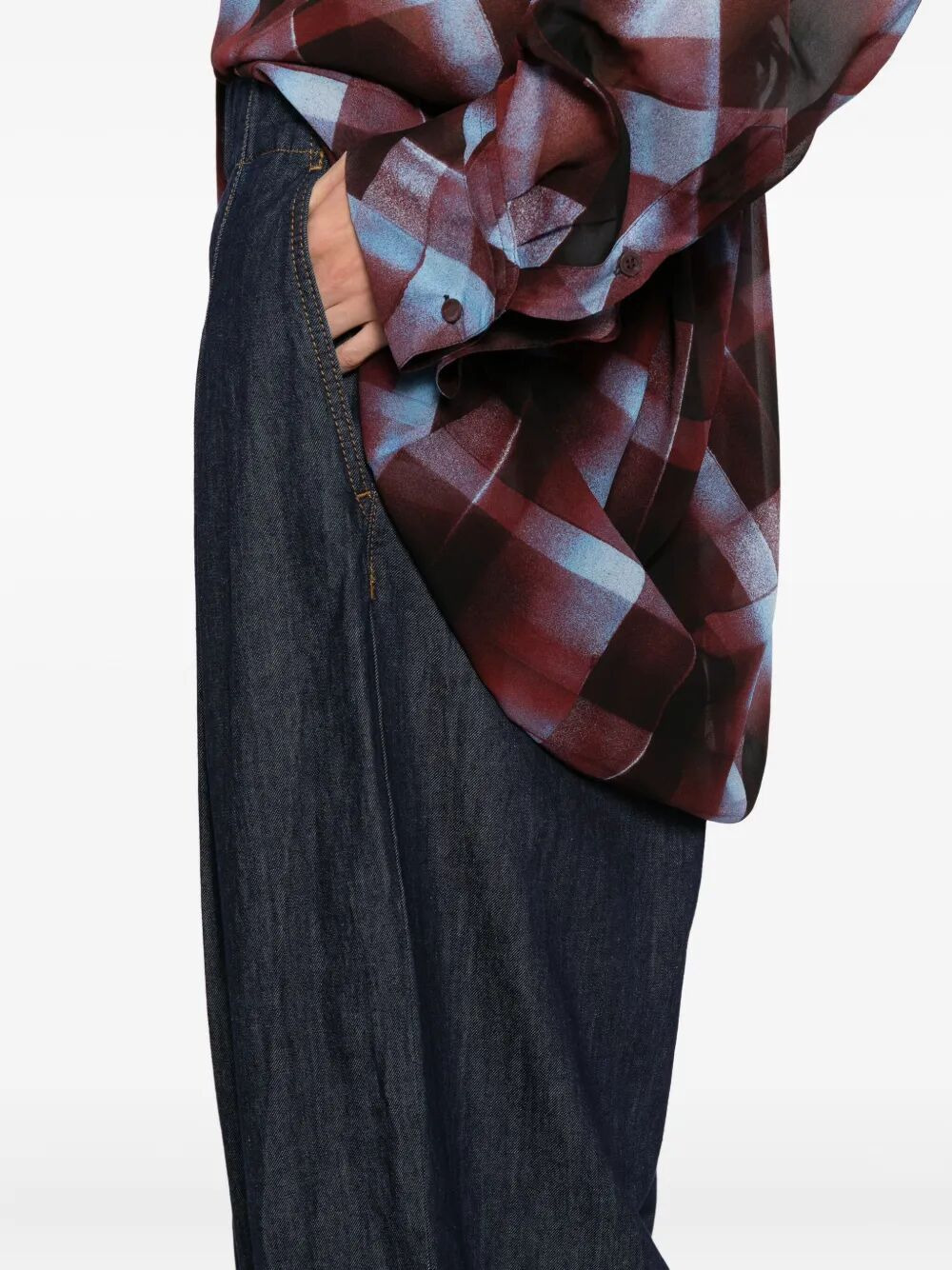 Dries Van Noten Women "Pila Denim" Pants - 4