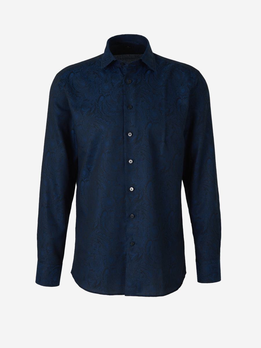 Etro Cotton Shirt With Paisley Print - 1