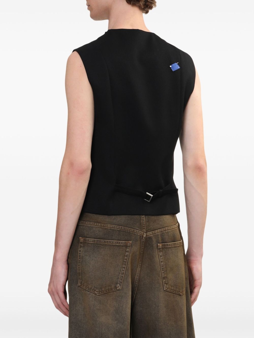 martingale wool vest - 4