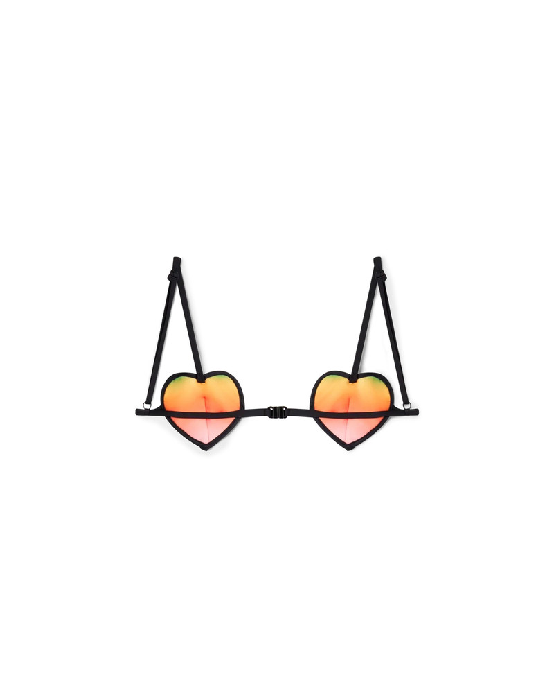 CASABLANCA Heart Gradient Bikini Top outlook