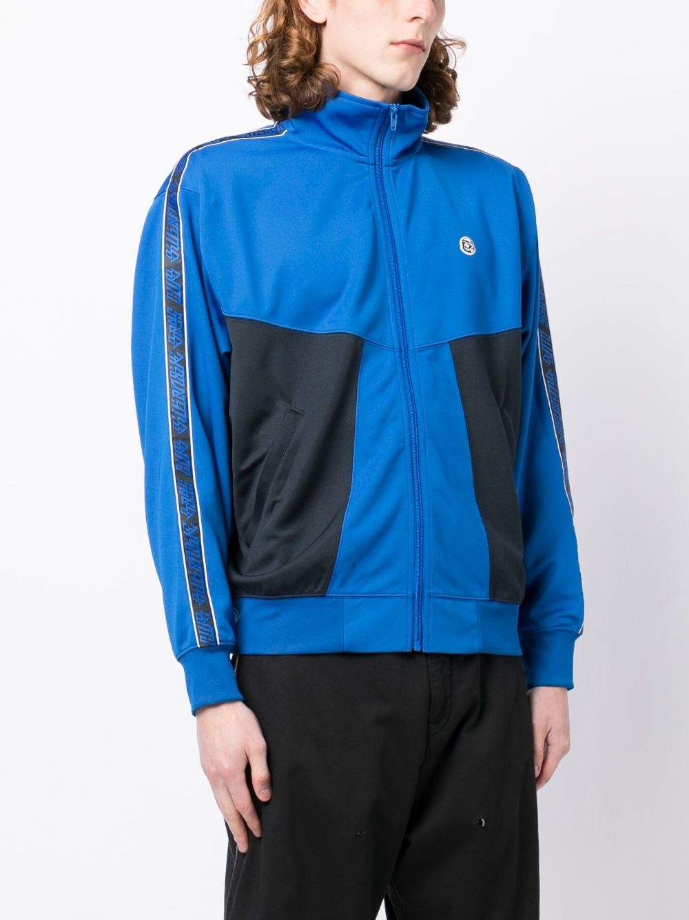colour-block track jacket - 3