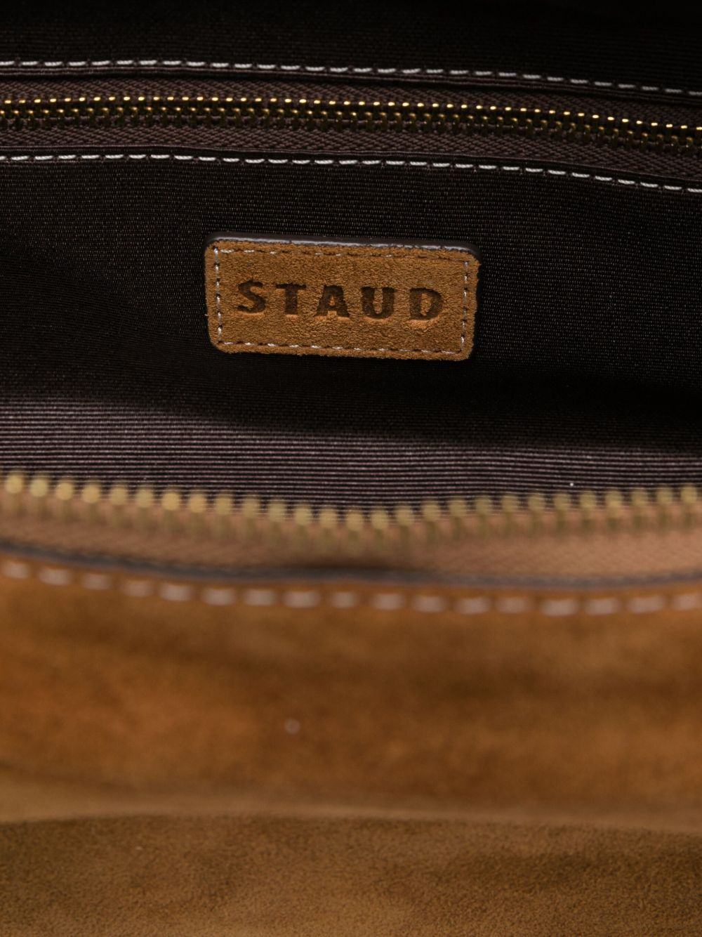 The Dude suede zip-top tote bag - 5