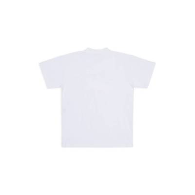 BALENCIAGA Women's Cities Paris T-shirt Medium Fit in White outlook