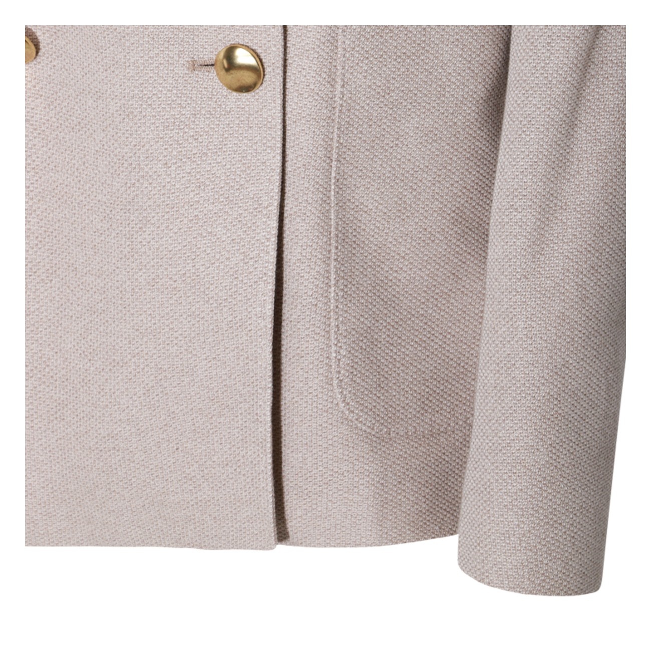 grey cotton blazer - 4