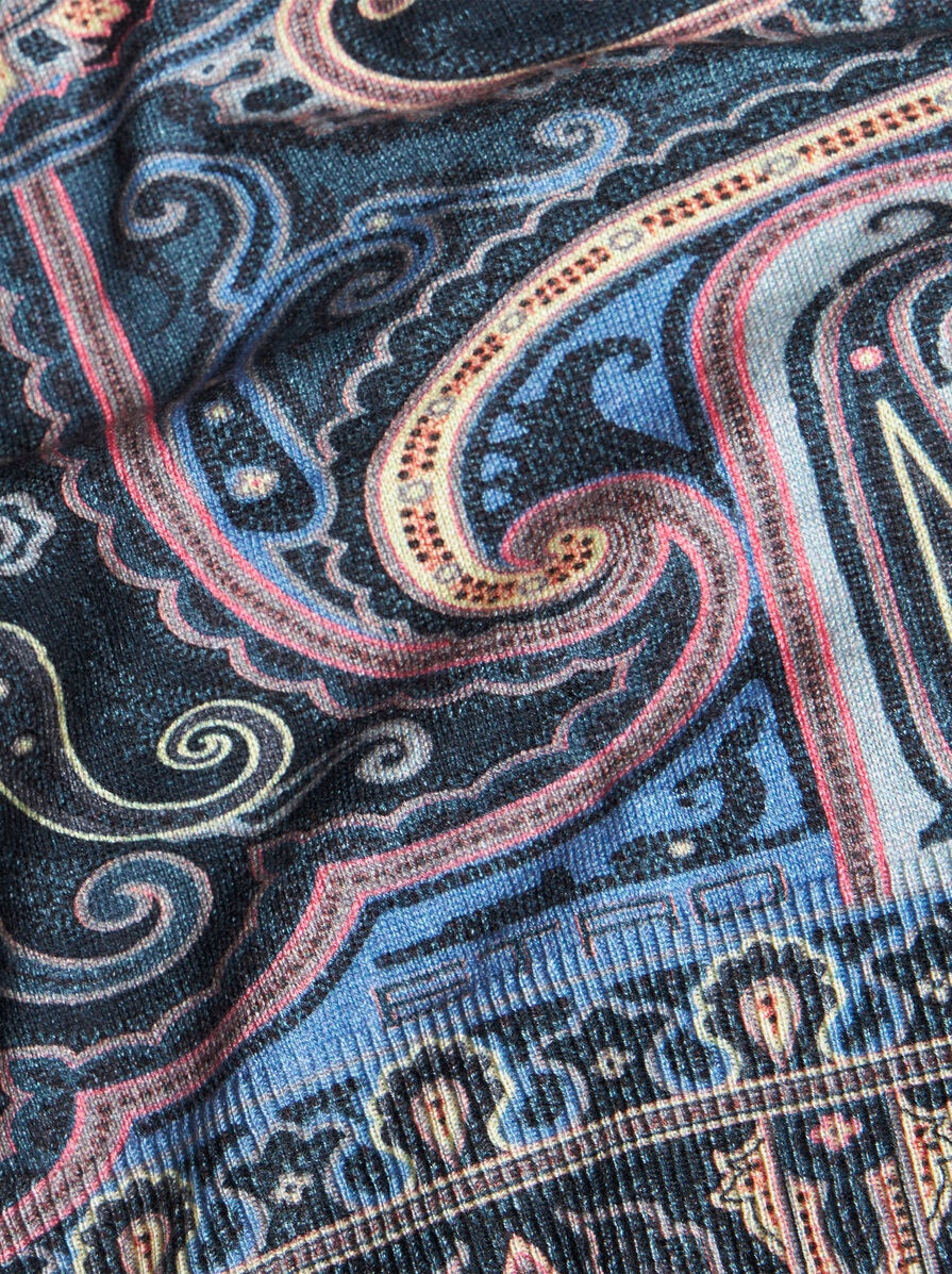 SWEATER WITH PAISLEY PRINT - 6