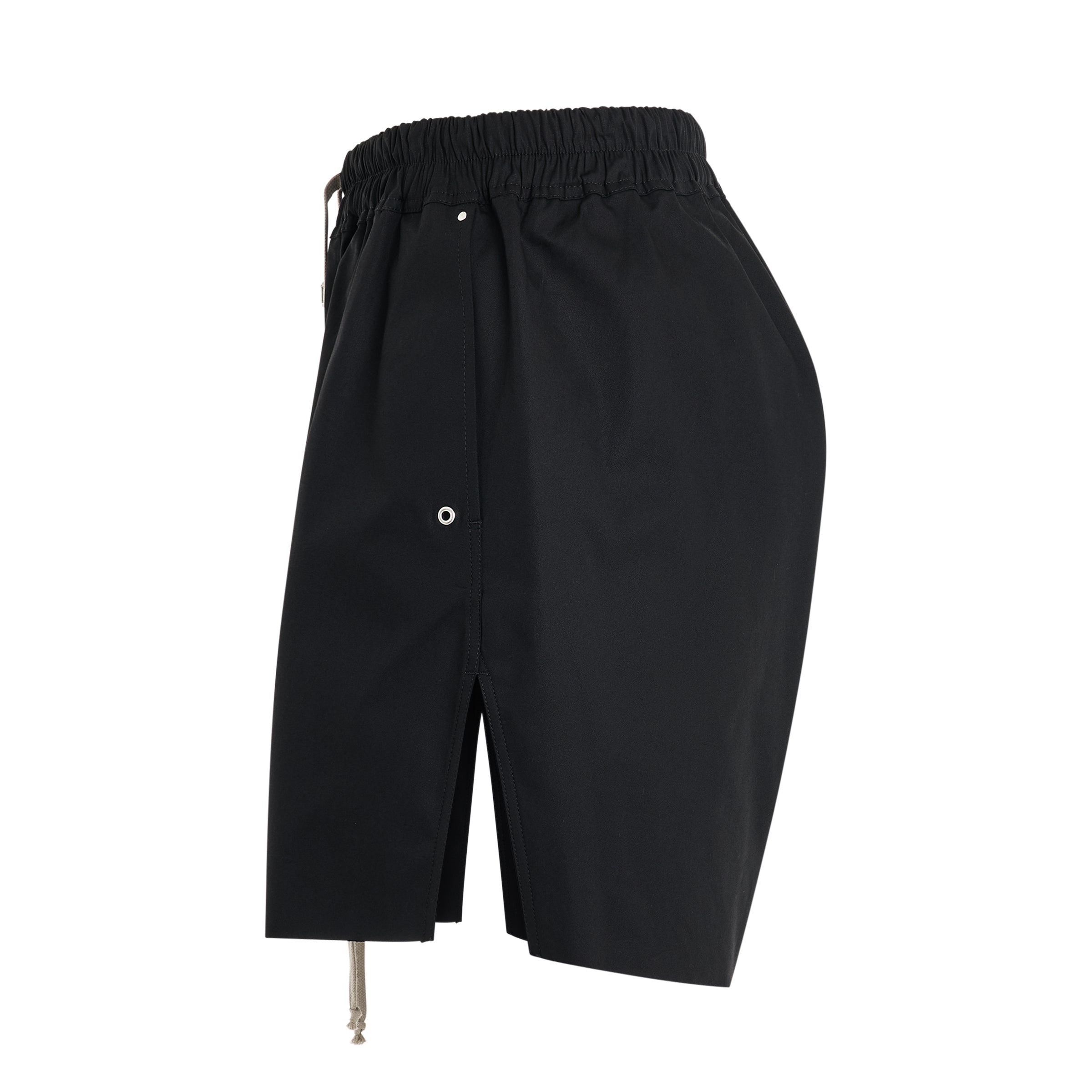 Heavy Cotton Boxers Shorts in Black - 3