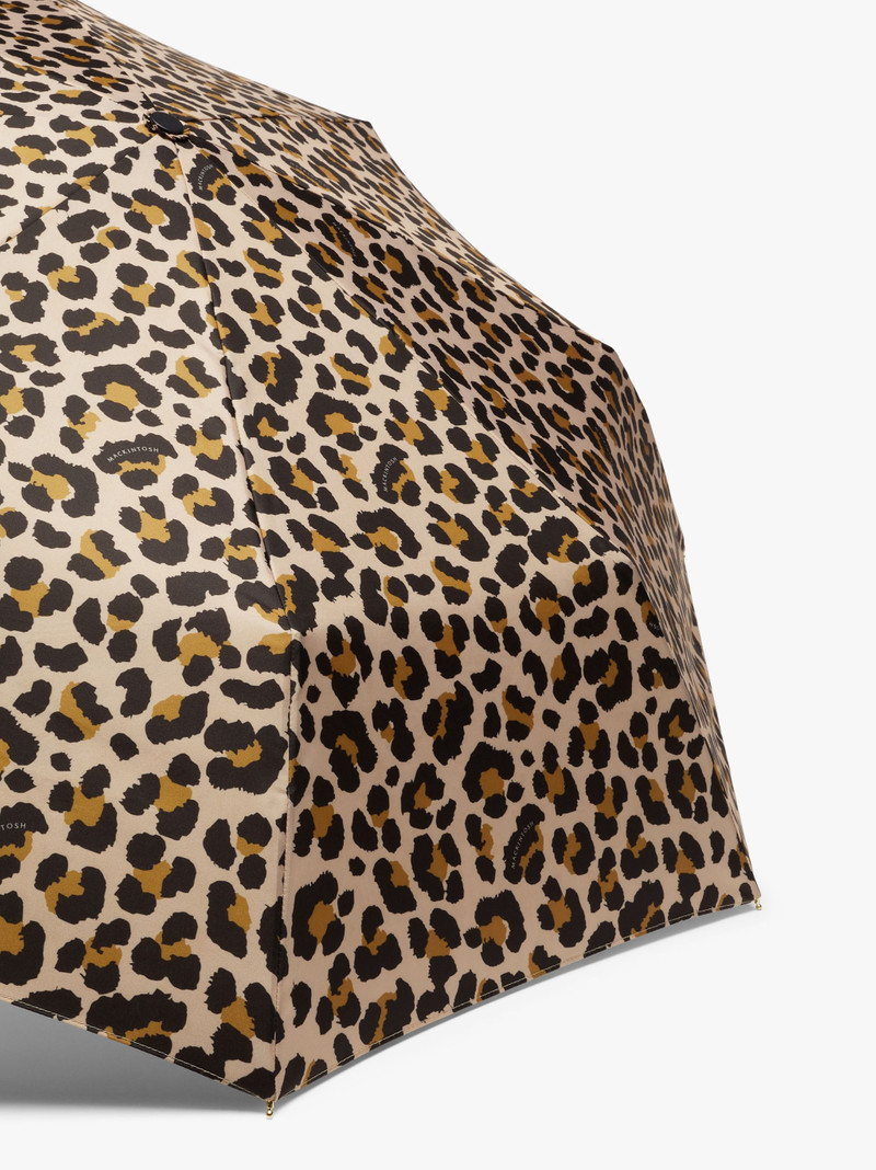 Mackintosh AYR LEOPARD AUTOMATIC TELESCOPIC UMBRELLA | ACC-027 outlook