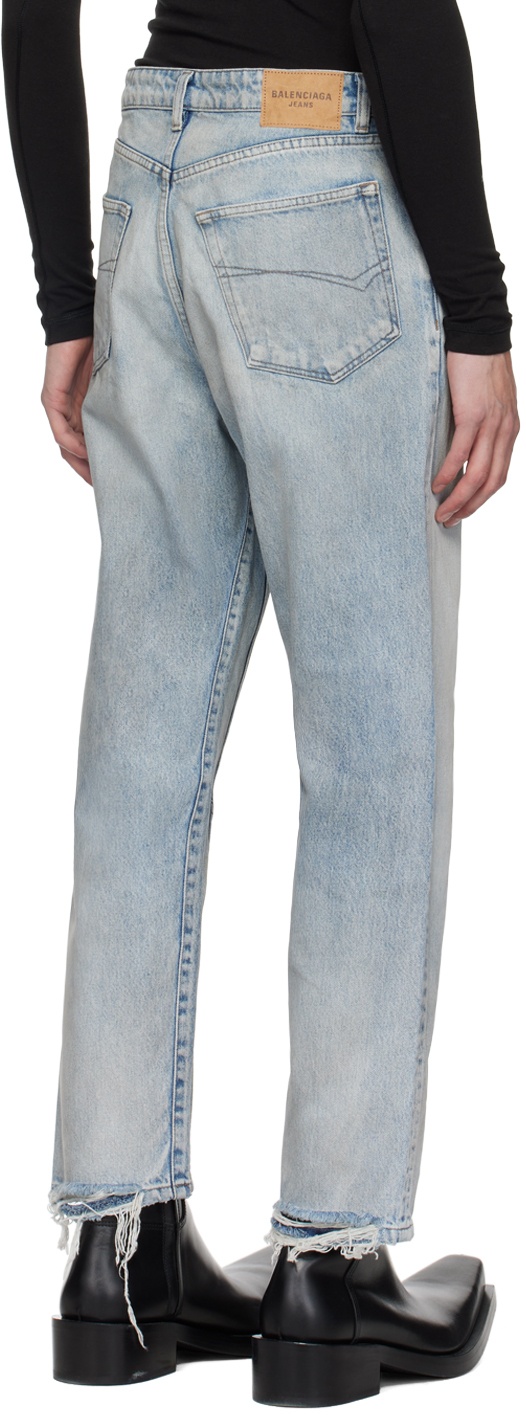 Blue O Leg Jeans - 3
