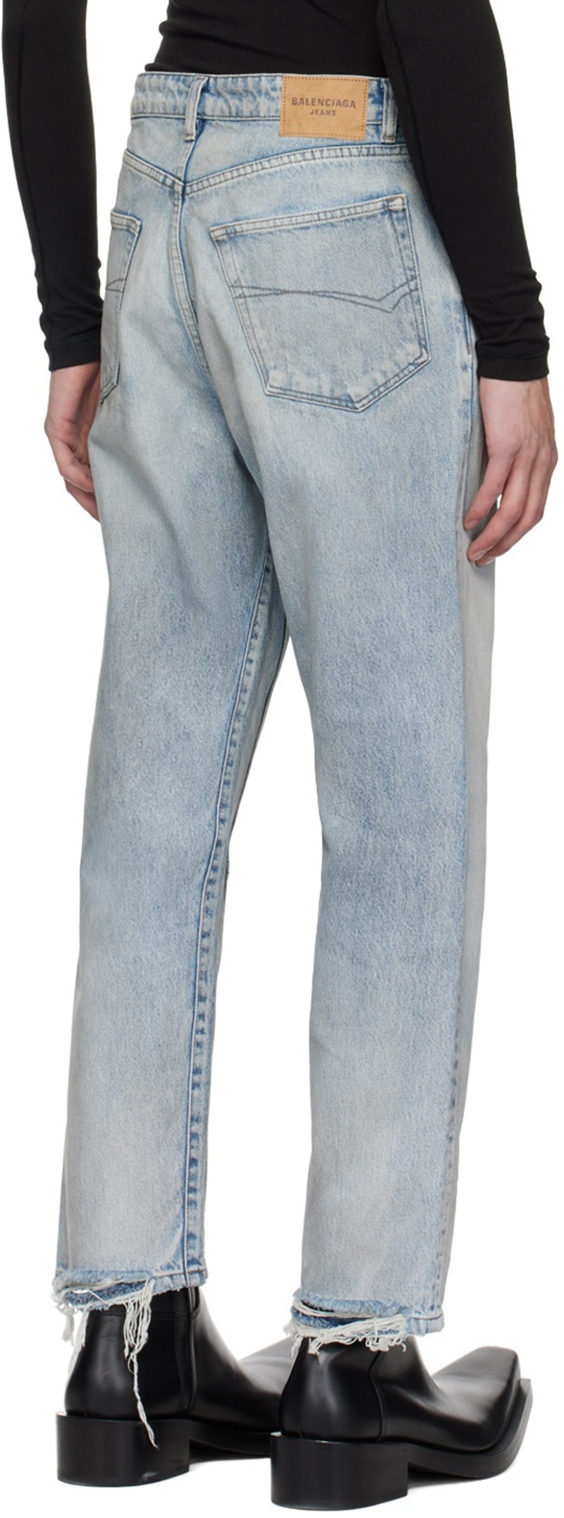 Blue O Leg Jeans 3