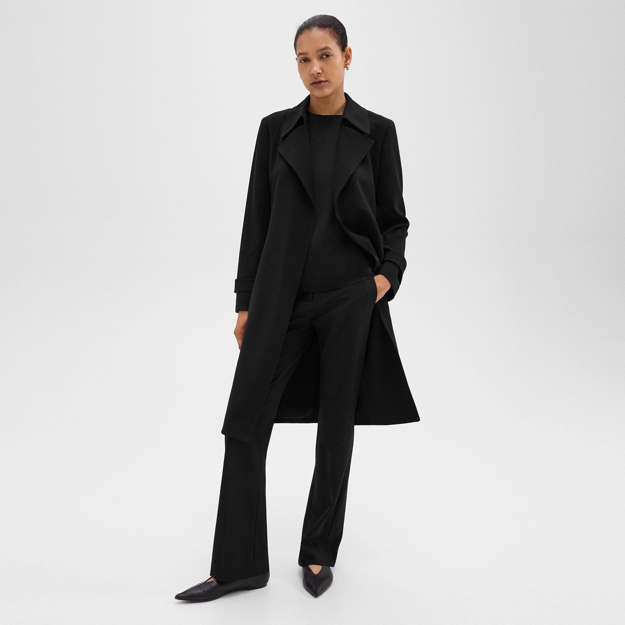 Oaklane Trench Coat in Admiral Crepe - 2