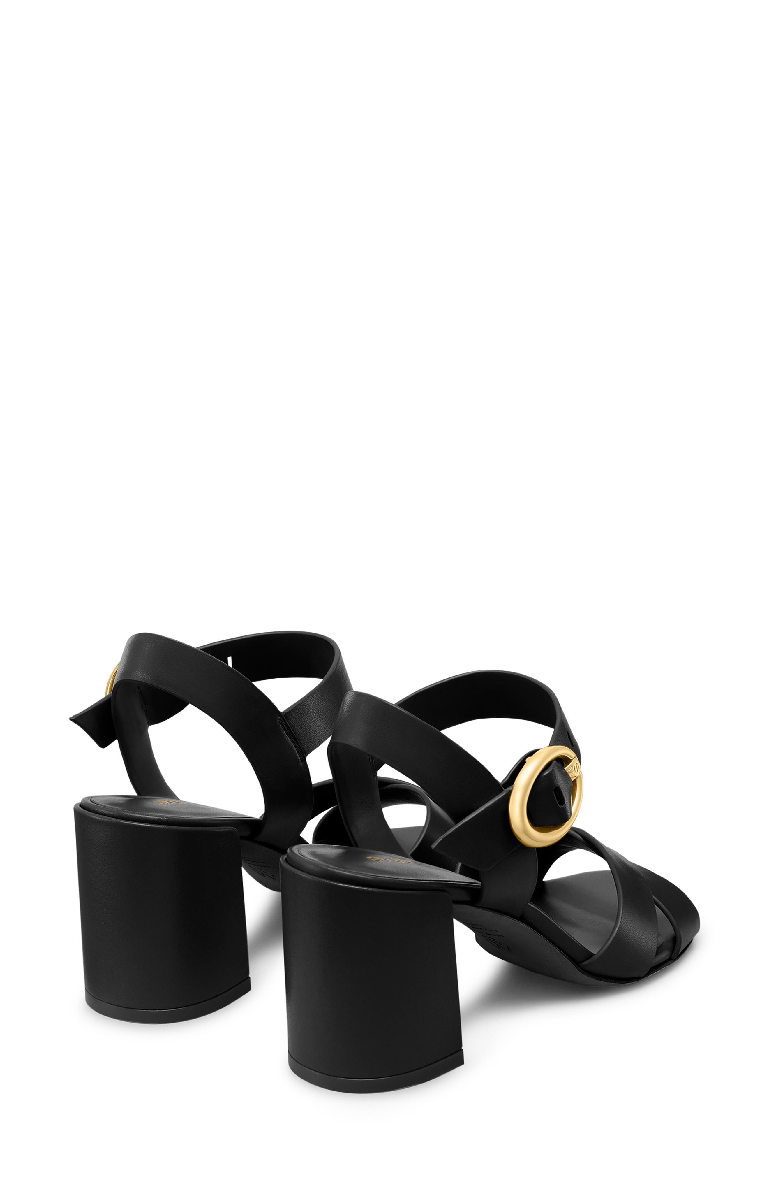 Stuart Weitzman Benni Ankle Strap Sandal in Black at Nordstrom - 2