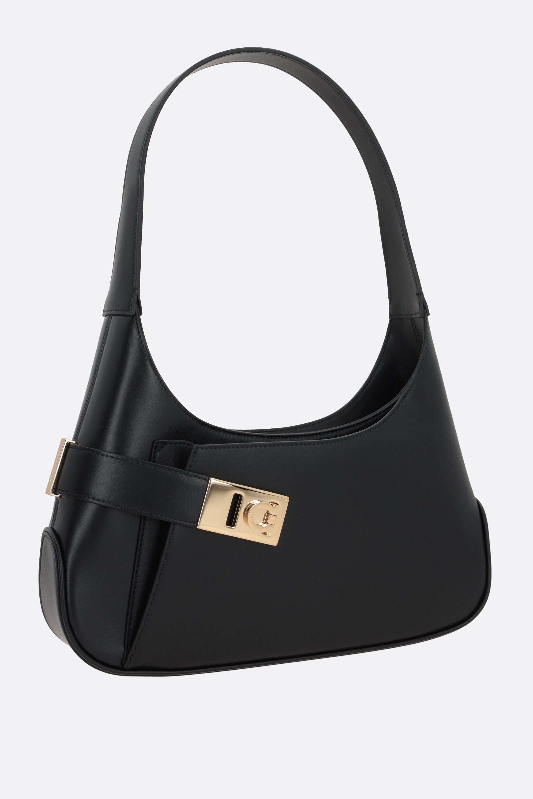 ARCHIVE SMOOTH LEATHER HOBO BAG - 2