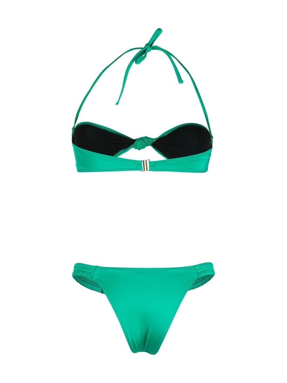 ruched bikini set - 2