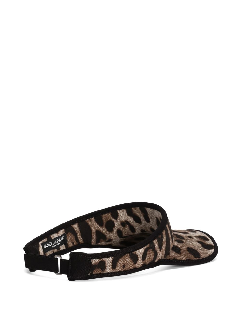 leopard-print visor - 2
