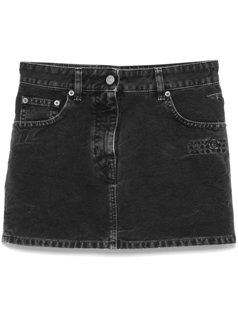 denim 미니 스커트 1