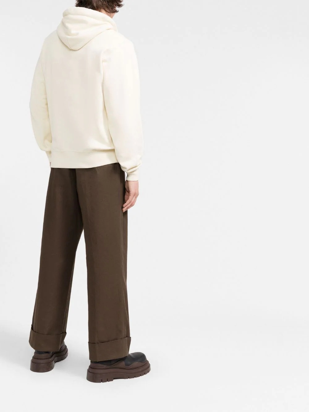 multi-cord long-sleeve hoodie - 4