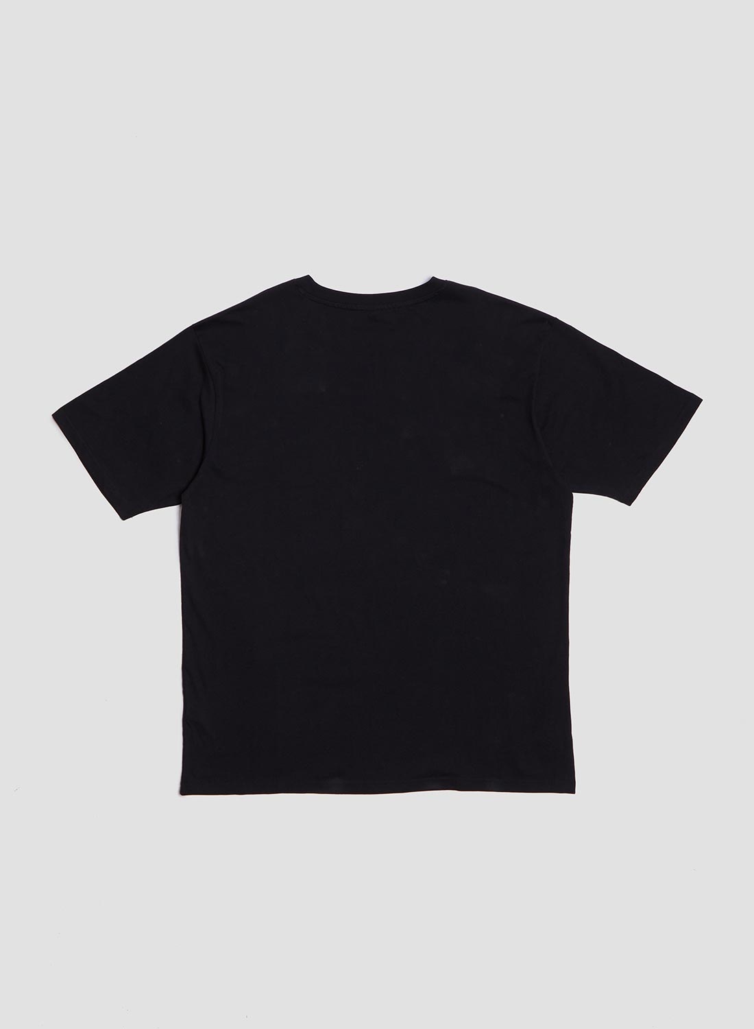 Embroidered Relaxed Fit Tee in Black - 3